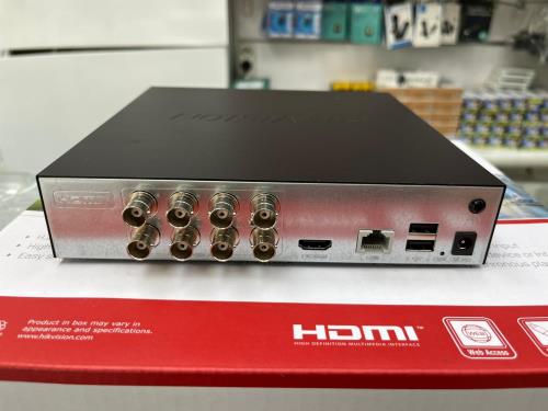 HIKVISION DS-7208HGHI-M1/C 8 KANAL 1080P/N 1 SATA HDMI H265+ ACUSENSE METAL KASA DVR KAYIT CİHAZI